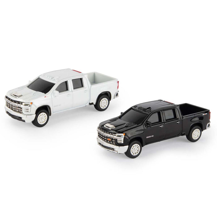 1/64 2020 Chevy Silverado Truck Set, Collect N Play by ERTL