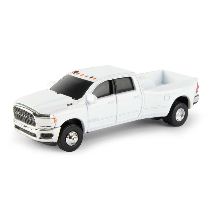 1/64 White RAM 3500 Die-cast Dually Pickup, ERTL Collect N Play