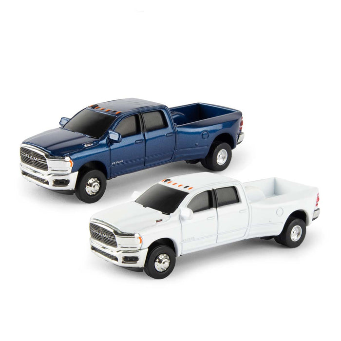 1/64 RAM 3500 Die-cast Dually Pickup Truck Set, ERTL Collect N Play