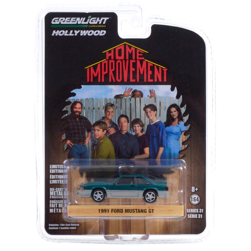 1/64 1991 Ford Mustang GT, Home Improvement TV Series, GreenLight Collectibles Hollywood Series 31