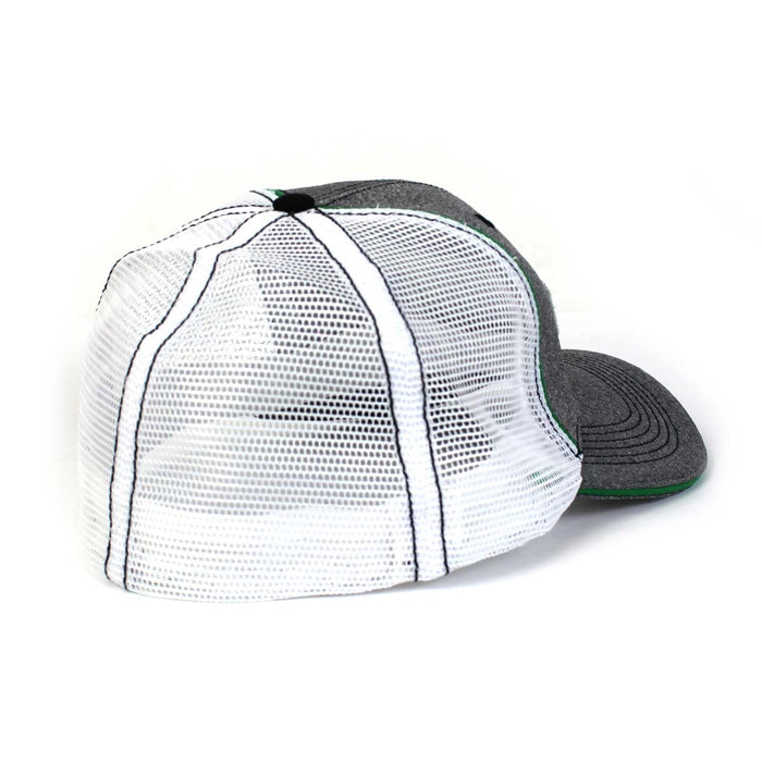Fendt Gray Premium Fitted Cap with White Mesh Back