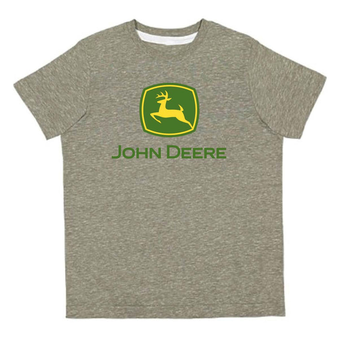 Youth John Deere Olive Green Short Sleeve T-Shirt