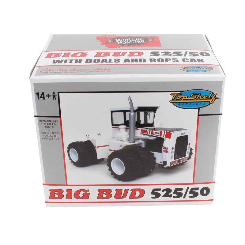 "Authentic Dusty" Chase Unit ~ 1/32 Big Bud 525/50 Cab Tractor with ROPS & Duals by Top Shelf Replicas, 1st in Series
