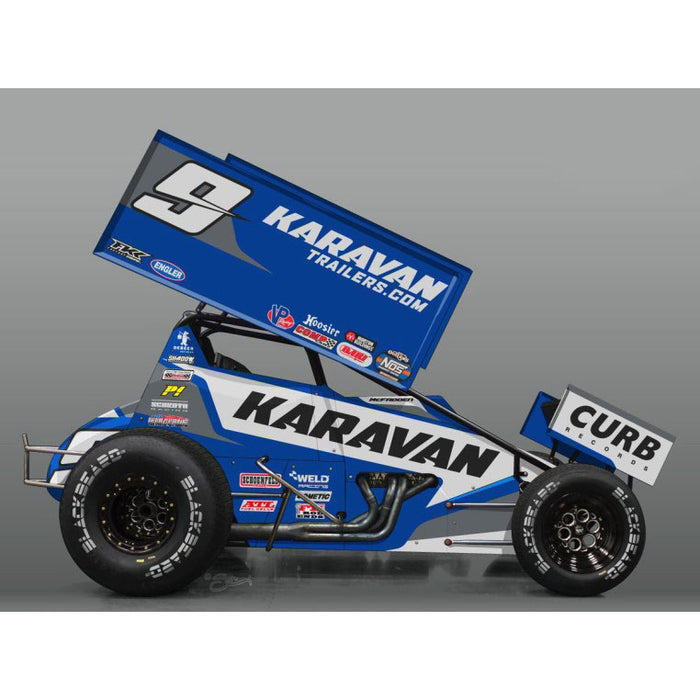 1/18 2021 Sprint Car, Karavan Trailers, James McFadden