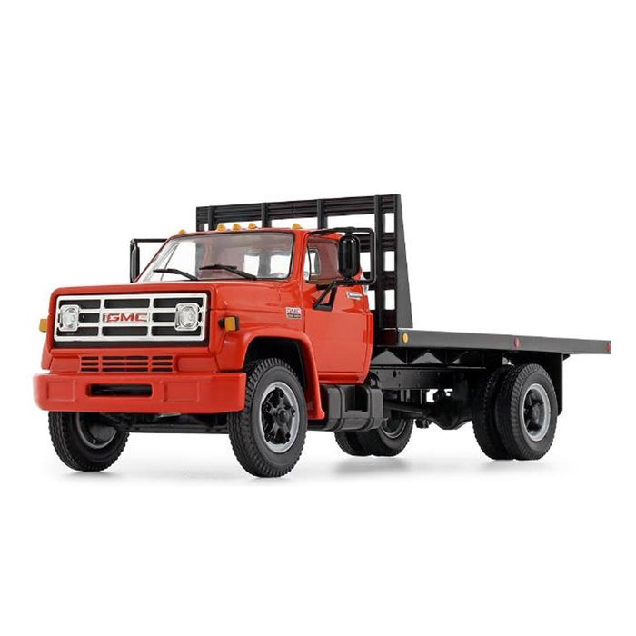 1/64 Orange 1970s GMC 6500 Flatbed Truck, DCP by First Gear