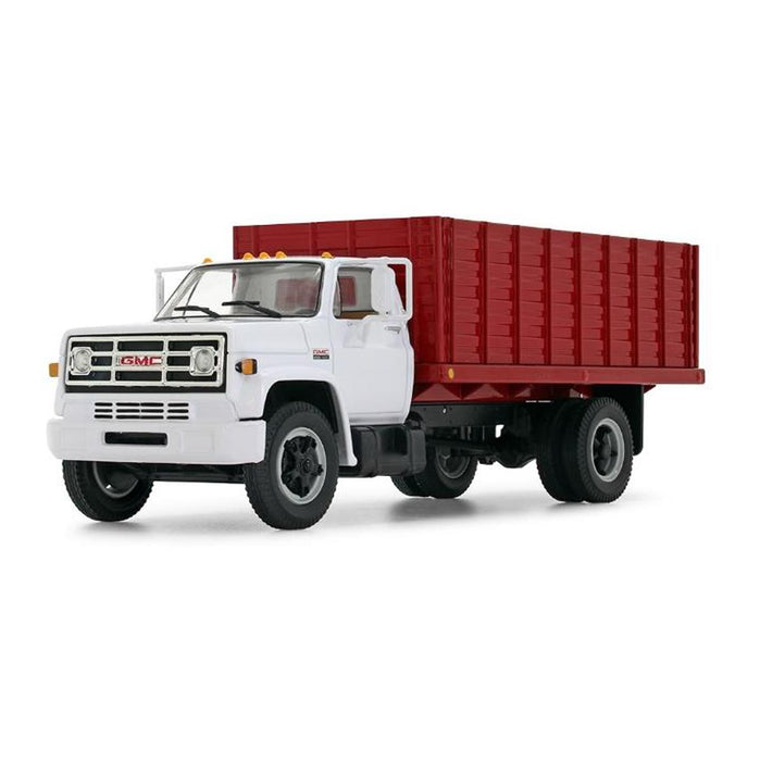 1/64 White & Red 1970s GMC 6500 Grain Truck, DCP by First Gear