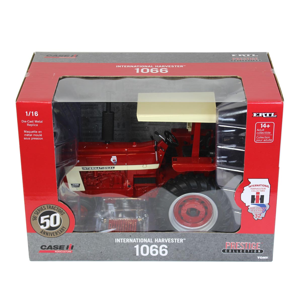 1/16 International 1066 Tractor with Narrow Front, 2021 Red Power