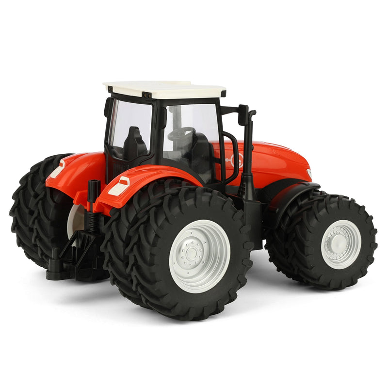 1/24 Big Country Toys Red & White Remote Control Tractor with Duals