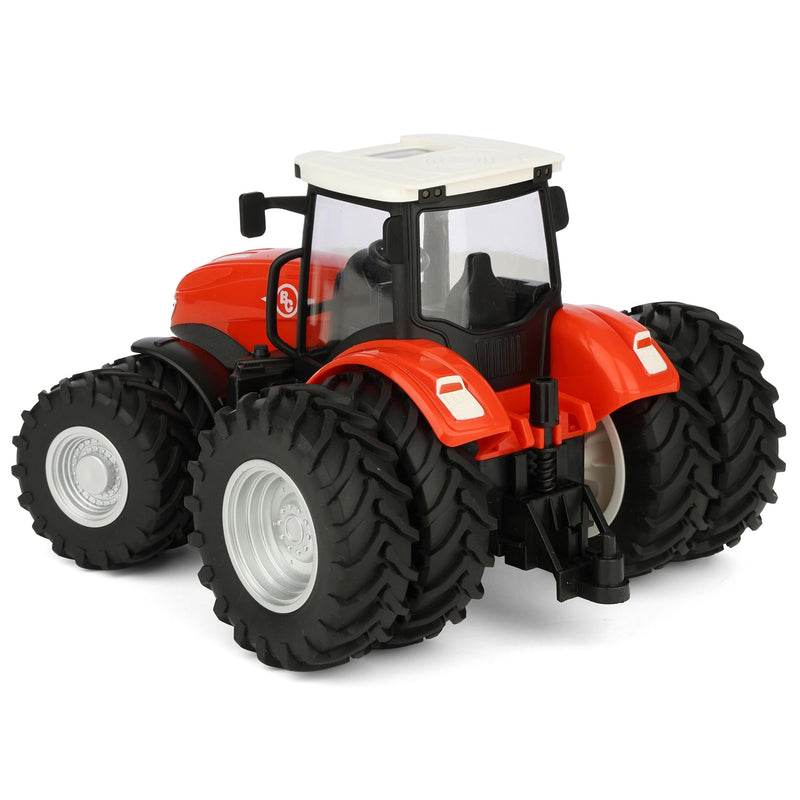 1/24 Big Country Toys Red & White Remote Control Tractor with Duals