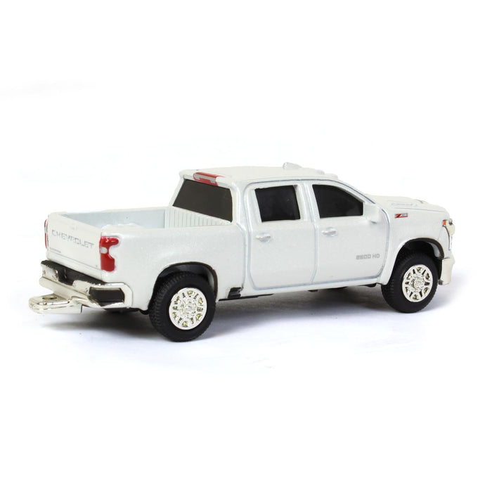 1/64 2020 Chevy Silverado LT, White, Collect N Play by ERTL