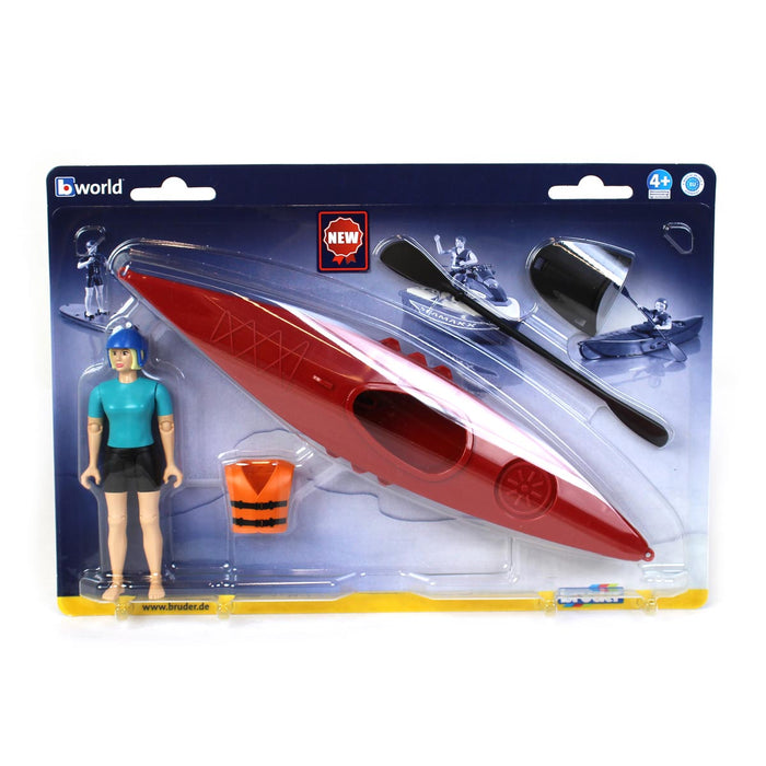 1/16 BWorld Kayak with Figure by Bruder