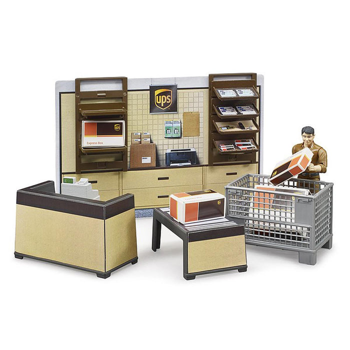 1/16 UPS Store Office by Bruder BWorld