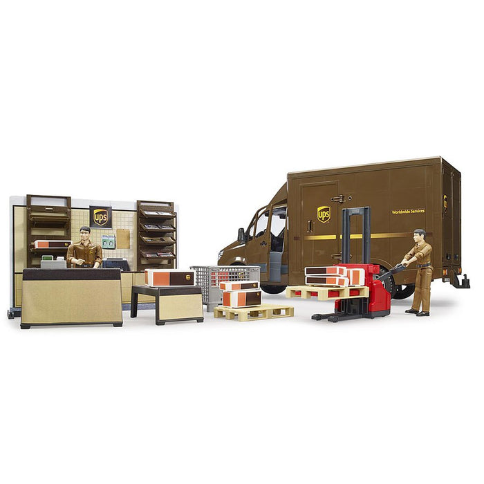 1/16 UPS Store Office by Bruder BWorld