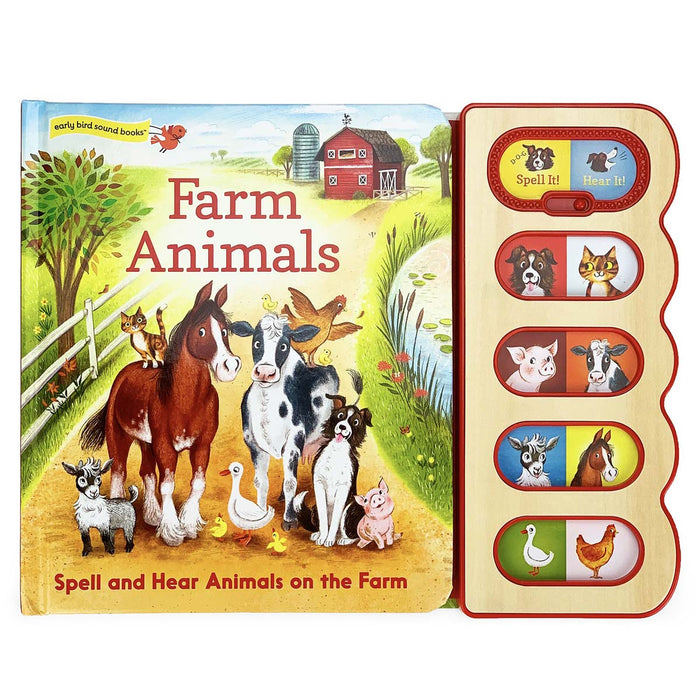 Farm Animals, Interactive Sound Board Book