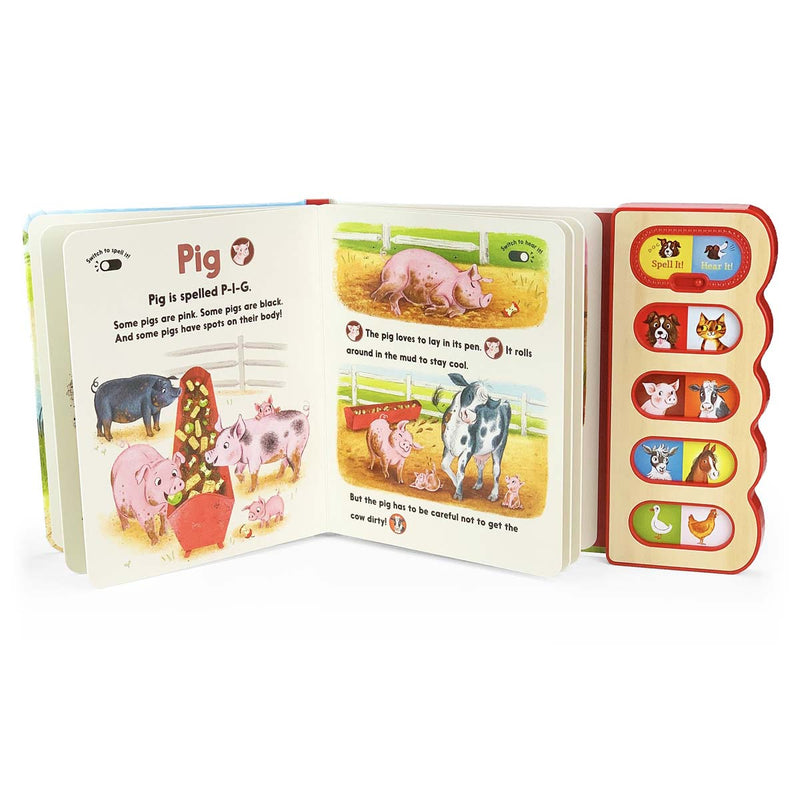 Farm Animals, Interactive Sound Board Book
