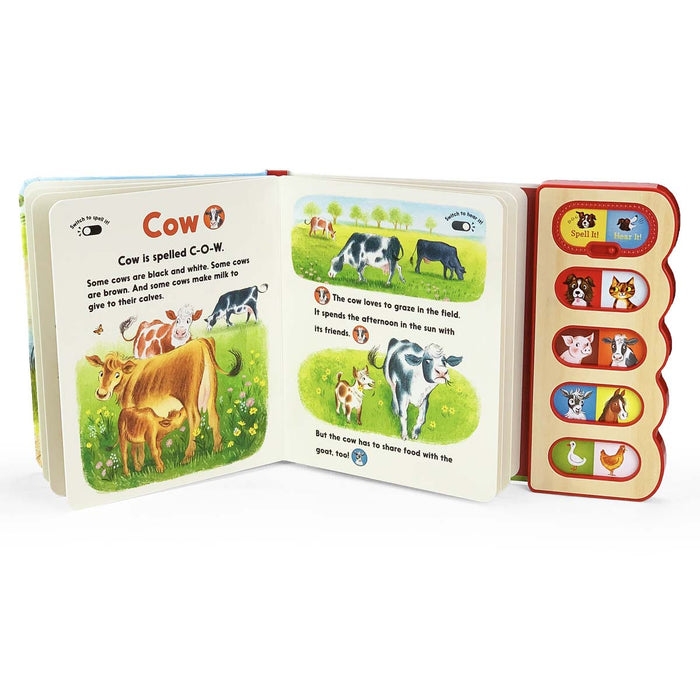 Farm Animals, Interactive Sound Board Book