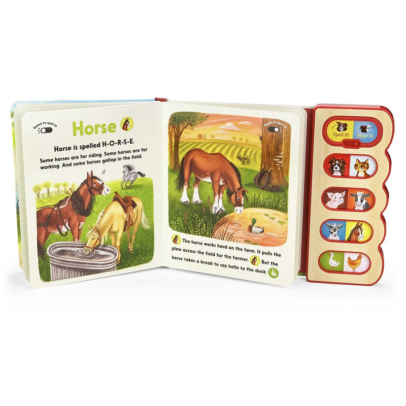 Farm Animals, Interactive Sound Board Book