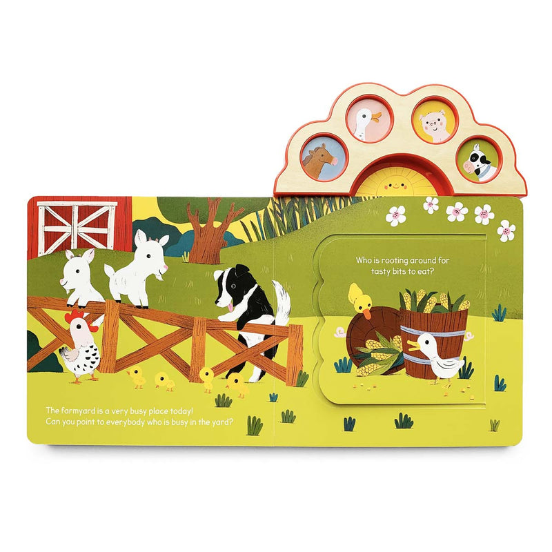Hello, Farm! Lift-a-Sound Board Book