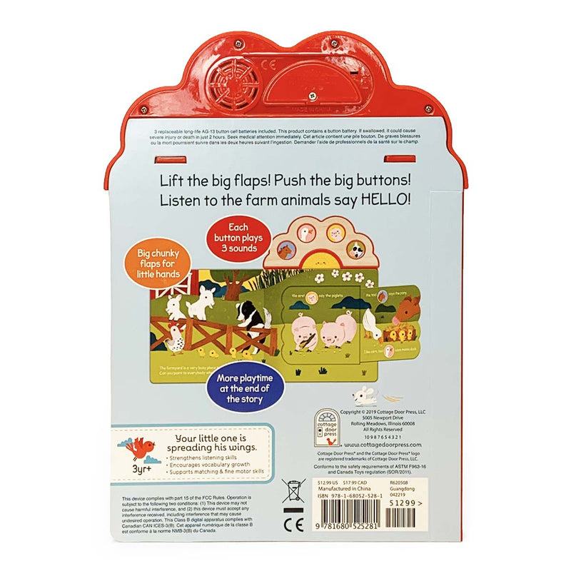 Hello, Farm! Lift-a-Sound Board Book