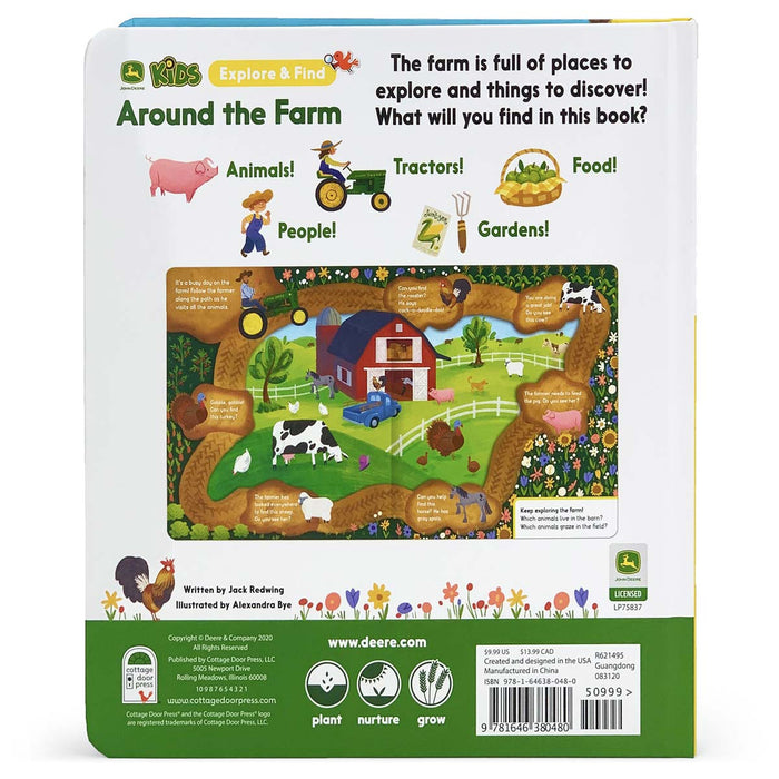 John Deere Around the Farm Board Book