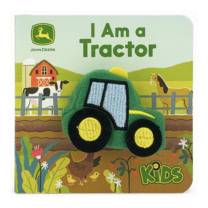 John Deere "I Am A Tractor" Finger Puppet Board Book