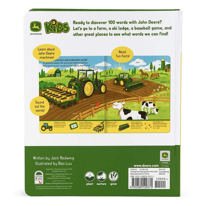 John Deere 100 First Words Board Book