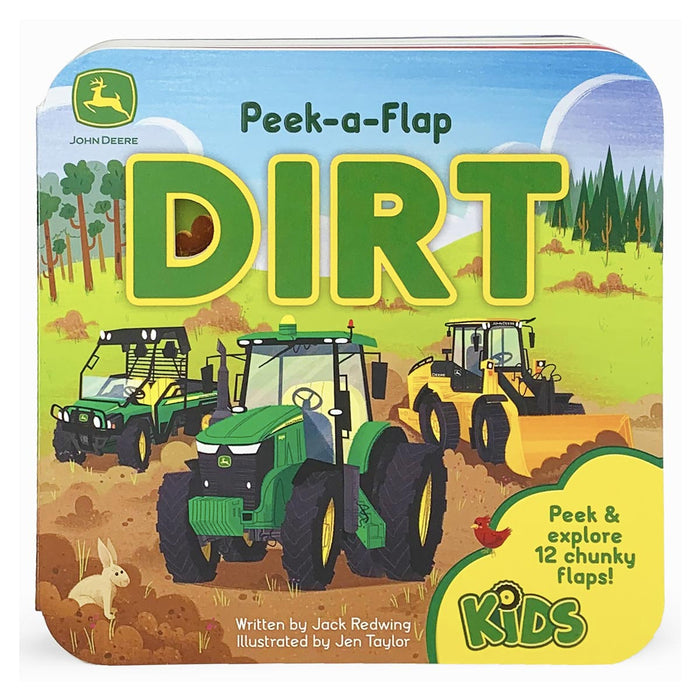 John Deere Dirt Peek-a-Flap Board Book