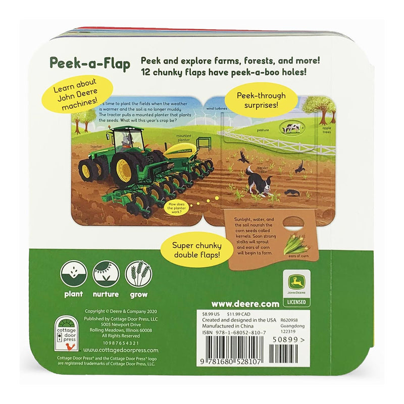 John Deere Dirt Peek-a-Flap Board Book