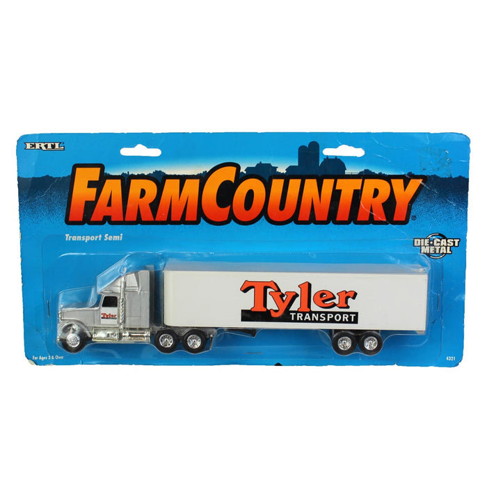 1/64 Silver & White International Tyler Transport Semi