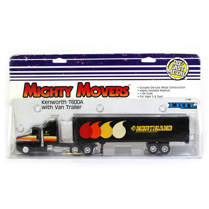 1/64 Kenworth T600A with Van Trailer for Northland Lubricants by ERTL