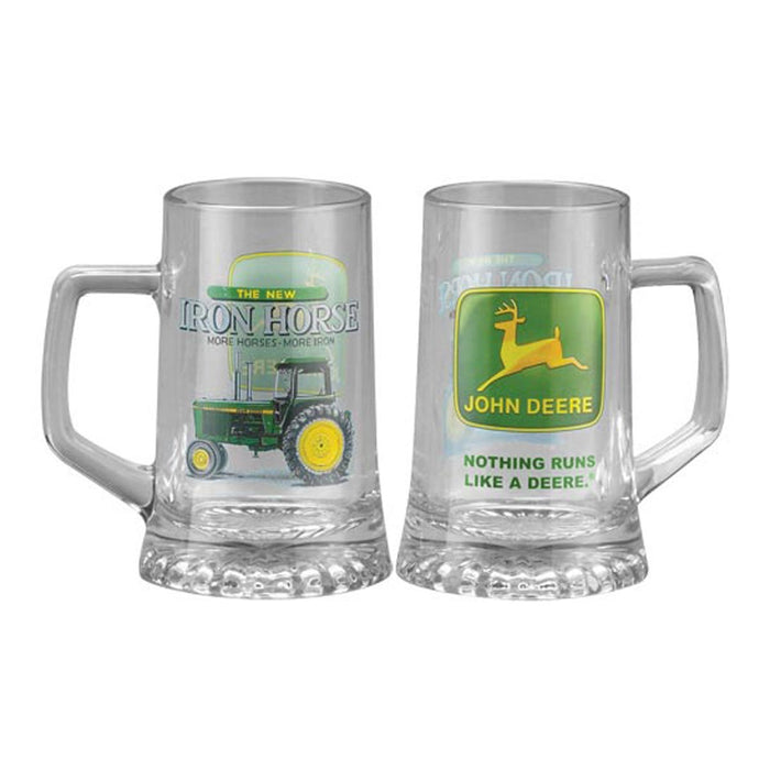 John Deere Iron Horse Glass Mug