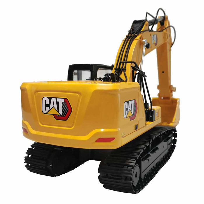 (B&D) 1/16 Radio Control Caterpillar 320 Excavator with Bucket, Grapple and Hammer - Damaged Item