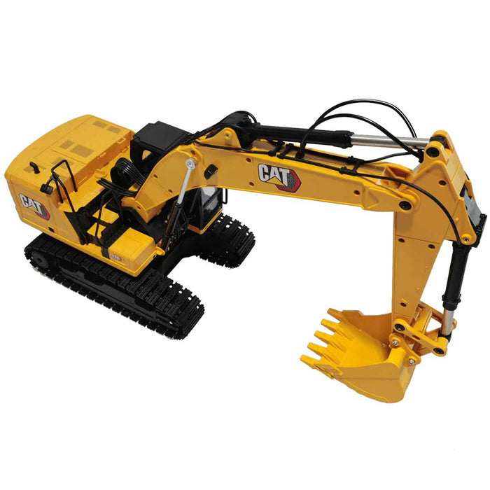 (B&D) 1/16 Radio Control Caterpillar 320 Excavator with Bucket, Grapple and Hammer - Damaged Item