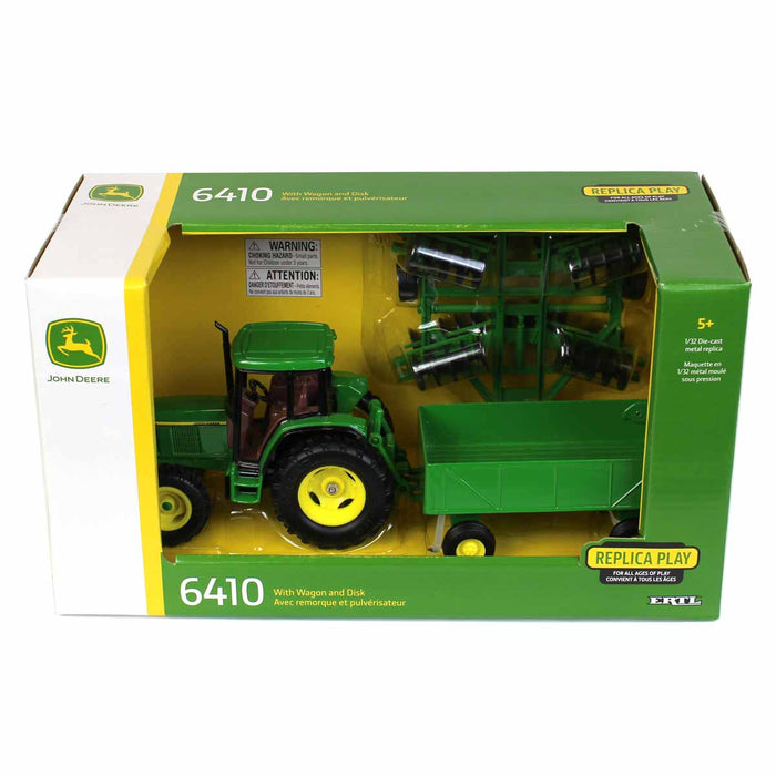 1/32 John Deere 6410 with Wagon and Disk