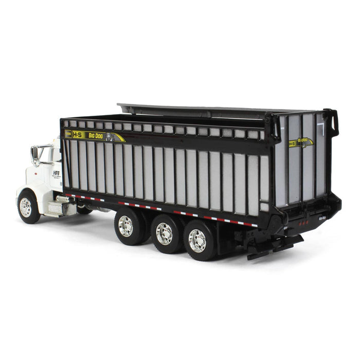 1/64 White Peterbilt 385 with H&S Big Dog 1226 Forage Box, Exclusive HFE Edition