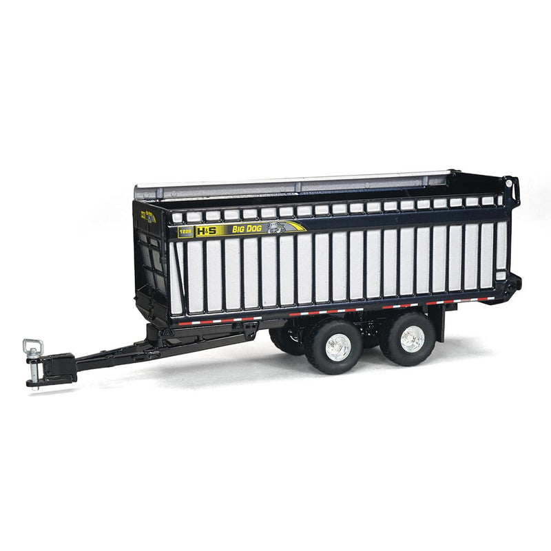 Set of 1/64 Exclusive HFE Edition Peterbilt Trucks with H&S Big Dog 1226 Forage Box & Tandem Axle Forage Box