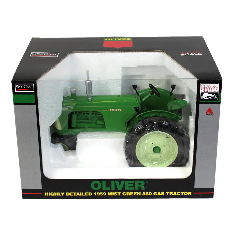 1/16 High Detail 1959 Mist Green Oliver 880 Gas Narrow Front Tractor by SpecCast