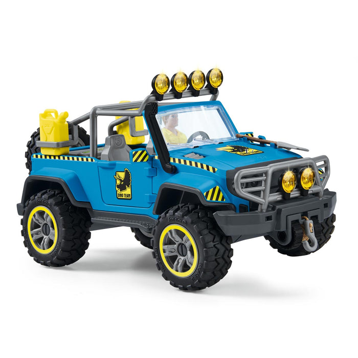 Off Road Vehicle with Man and Dino Set  by Schleich