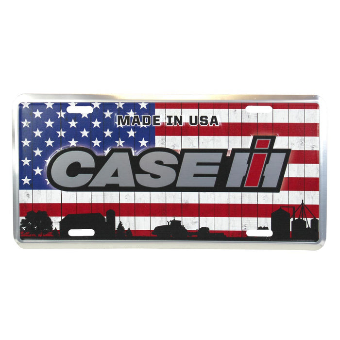 Case IH "Made in USA" Patriotic License Plate