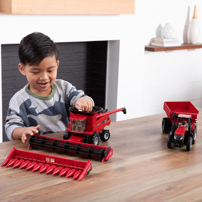 1/32 Case IH Harvesting Set by ERTL with Magnum 380 Tractor, Grain Cart & 8230 Combine