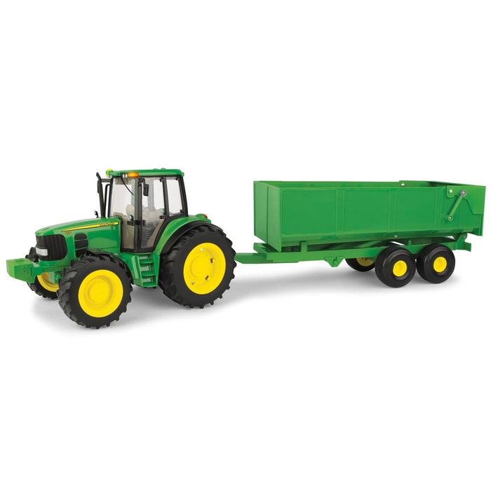 1/16 John Deere 6930 Premium Tractor with Green Dump Wagon, ERTL Big Farm