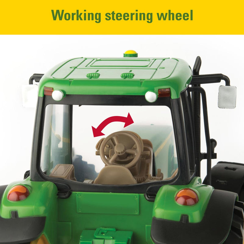 1/16 John Deere 6930 Premium Tractor with Green Dump Wagon, ERTL Big Farm