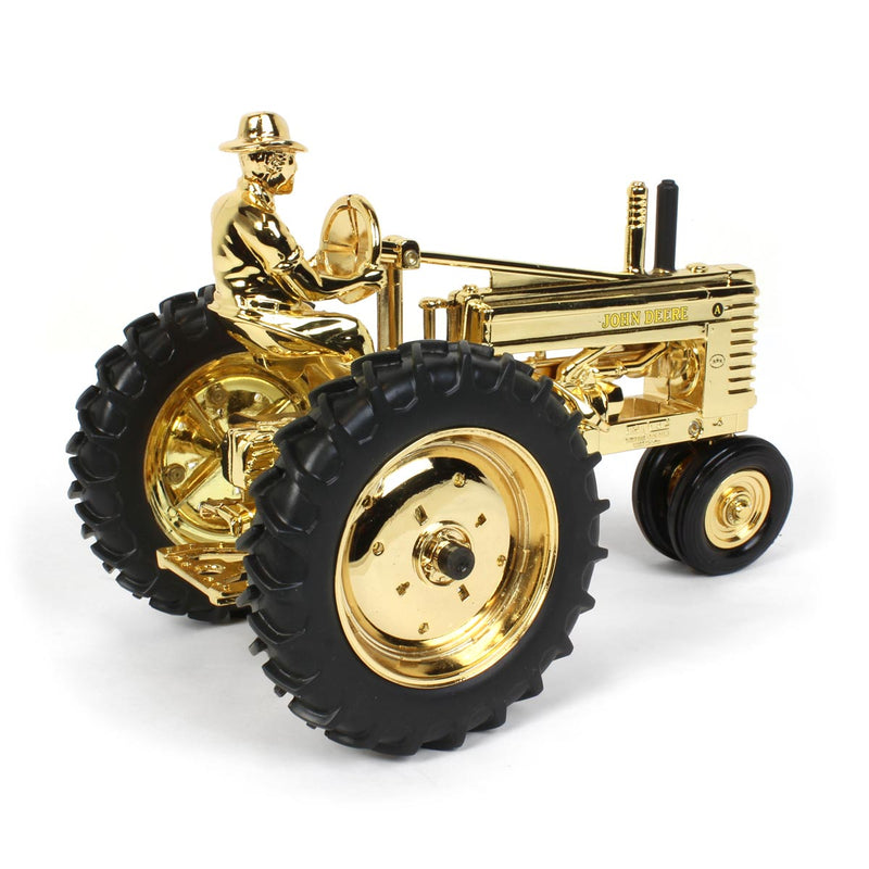 1/16 Gold John Deere Model A Tractor with Driver by ERTL, Top 100 Toys of the Century