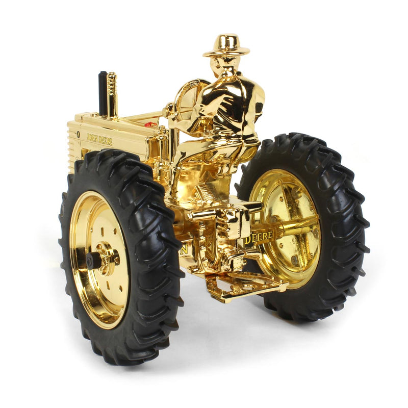 1/16 Gold John Deere Model A Tractor with Driver by ERTL, Top 100 Toys of the Century