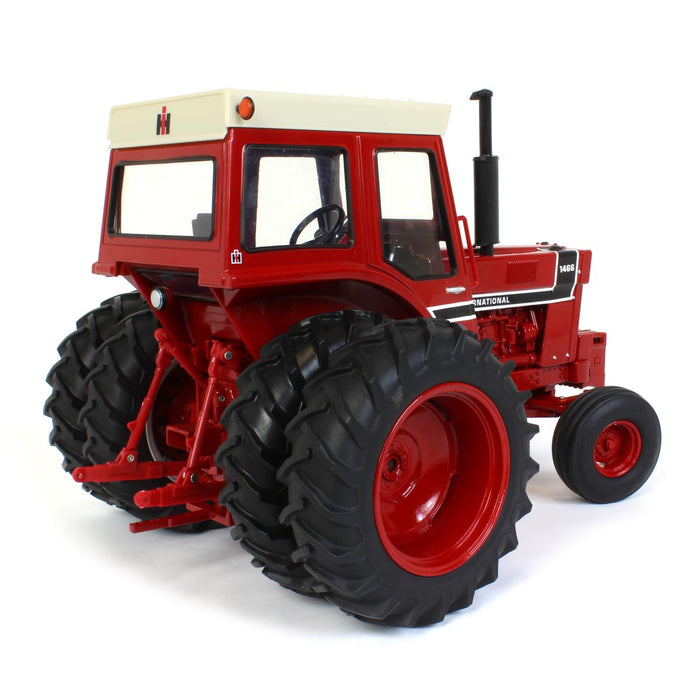 1/16 International Harvester 1466 Black Stripe 2WD w/ Cab & Rear Duals, ERTL Prestige Collection