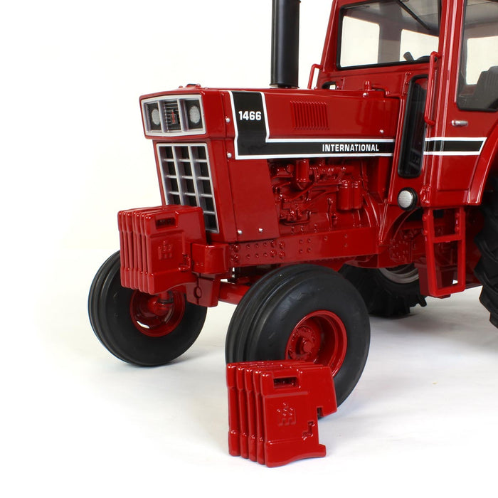 1/16 International Harvester 1466 Black Stripe 2WD w/ Cab & Rear Duals, ERTL Prestige Collection