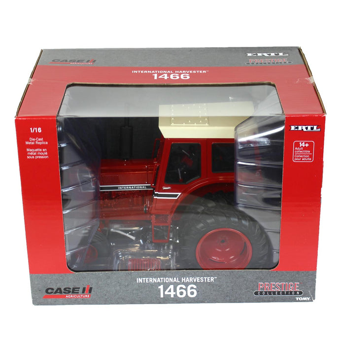 1/16 International Harvester 1466 Black Stripe 2WD w/ Cab & Rear Duals, ERTL Prestige Collection