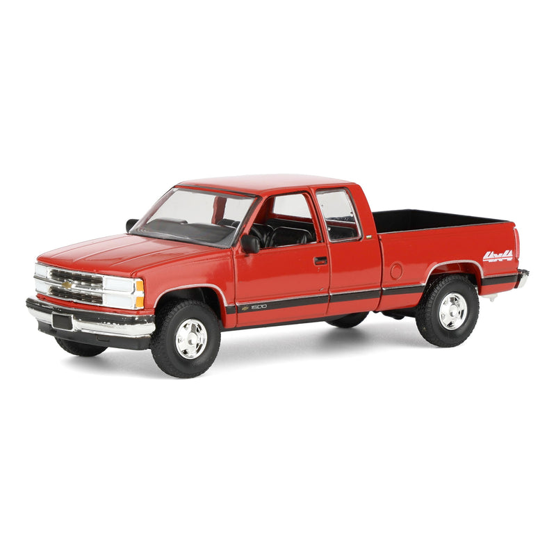 1/64 1998 Chevrolet Silverado 1500 Extended Cab Pickup Truck, Victory Red, Outback Toys Exclusive