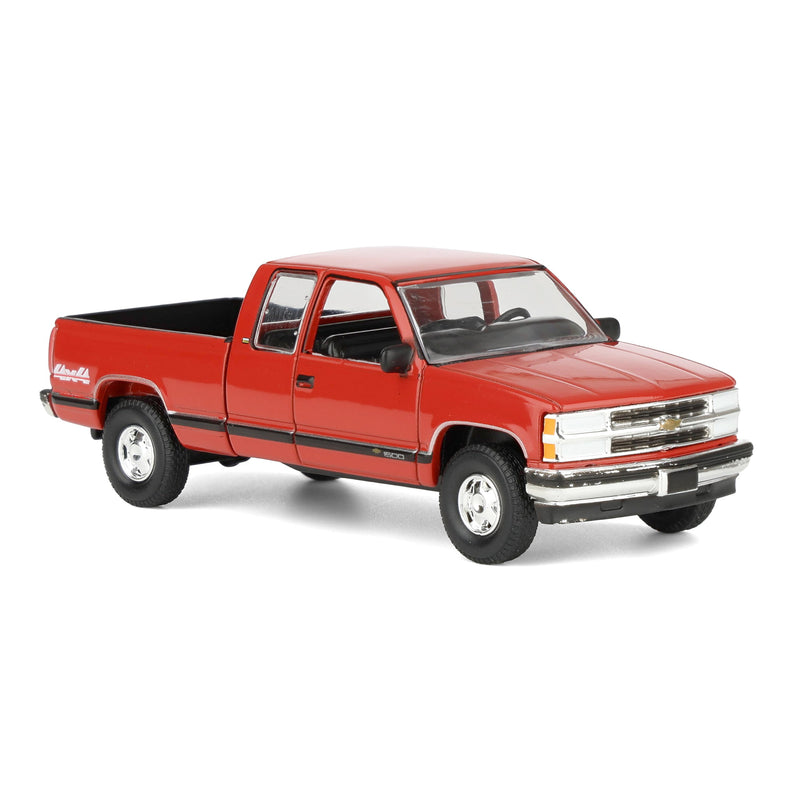 1/64 1998 Chevrolet Silverado 1500 Extended Cab Pickup Truck, Victory Red, Outback Toys Exclusive