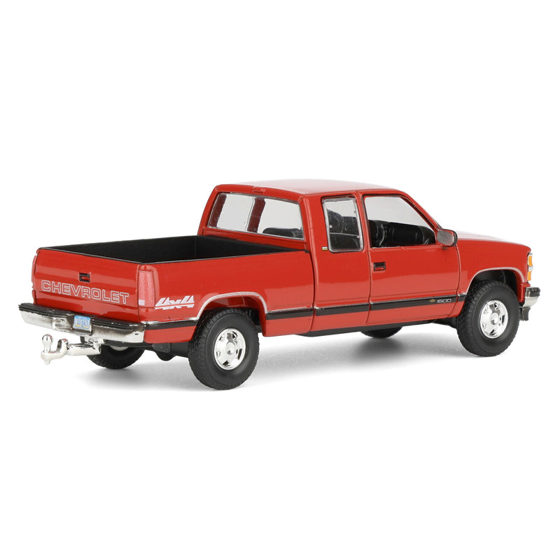 1/64 1998 Chevrolet Silverado 1500 Extended Cab Pickup Truck, Victory Red, Outback Toys Exclusive